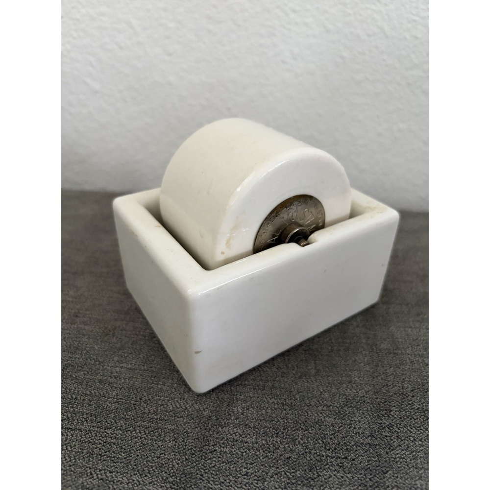 Vintage Sengbusch Porcelain Ideal Moistener roller wheel Stamps Envelope licker